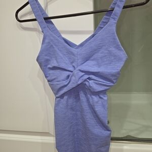 Athleta Lavender Twist-Front Tank Top